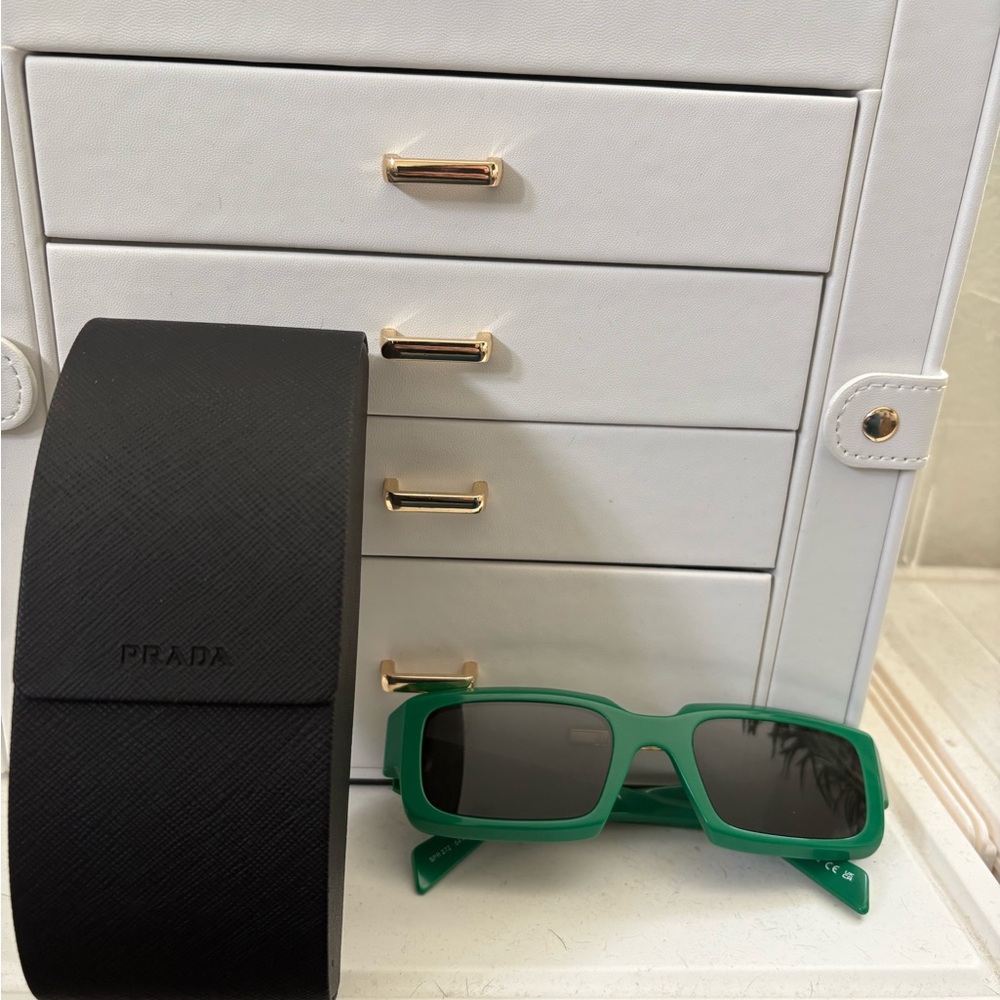 Prada Emerald Green Sunglasses - Picture 2 of 2